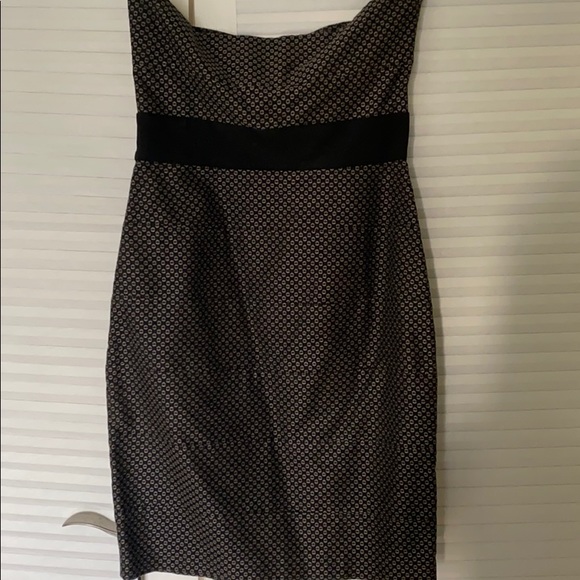 Zara black strapless bandeau dress - Picture 4 of 5